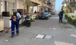 Bursa'da Gemlik Belediyesi'nden Kumla’ya yaz temizliği desteği
