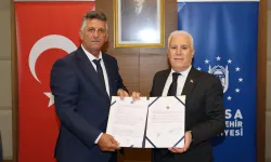 Bursalı üreticiye Büyükşehir'den ekipman desteği... Protokol imzalandı