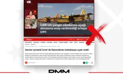 İzmir Belediyesi’nin yangın uçağı talebi iddiası asılsız!