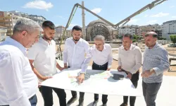 Kocaeli Çayırova Kent Meydanı’nda çalışmalar devam ediyor
