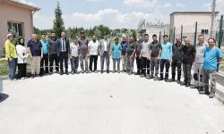 Kütahya'da Arıtma Tesisi personeline Başkan Kahveci morali