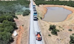 Manisa Büyükşehir’den ilçelere asfalt atağı