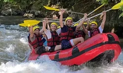 Mimarlar rafting heyecanı yaşadı