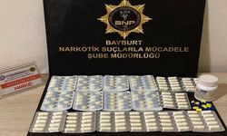 Bayburt narkotik ekipleri 5 şüpheliyi yakaladı