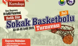Bursa İnegöl'de sokak basketbolu heyecanı