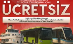 Kocaeli'de 30 Ağustos'ta ulaşım ücretsiz