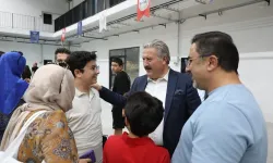 Mustafa Palancıoğlu Havacılık Lisesi'nin yeni öğrencileriyle tanıştı