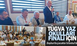 TÜGVA Yaz okulları finali için Bayburtlu çocuklar İstanbul’da