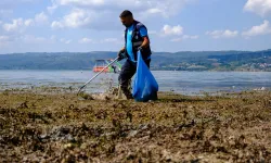 Sapanca çevresinden 2 ton çöp çıktı