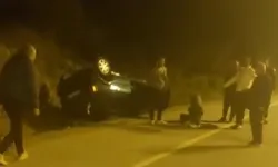 Akçakoca’da araç şarampole devrildi: 1 Yaralı