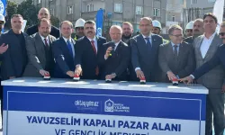 Bursa Yıldırım’a dev yatırım... Yavuzselim Kapalı Pazar Alanı ve Gençlik Merkezi’nin temeli atıldı