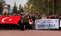 Bursa'da eş zamanlı sağlıklı yaşam yürüyüşleri