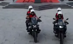 Bursa'da motosikletli polis timleri görev başında