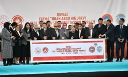 Fatma Turan Aksu Huzurevi Yaşlı Bakım ve Rehabilitasyon Merkezi'nde temel atıldı