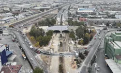Konya Marangozlar Köprülü Kavşağı’nda çalışmalara devam