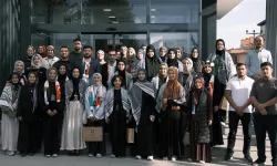 Konya'da liseli gençler Filistin için buluştu