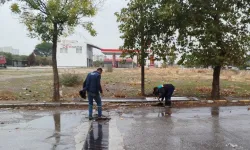 Manisa'da ekipler yağmur için sahada
