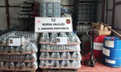 Mudanya’da Jandarma'dan kaçak motor yağı operasyonu