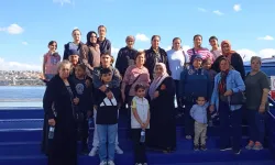 Somalı kadınlar İzmir'de körfez turuna çıktı