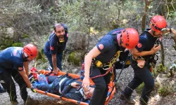 Terapi Ormanı’nda kurtarma operasyonu! Dağlık arazide yürüyüş yapınca…