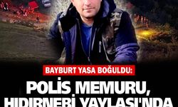 Polis memuru, Hıdırnebi Yaylası'nda uçuruma düştü.