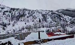 Bayburt’un yüksek kesimlerine kar yağdı