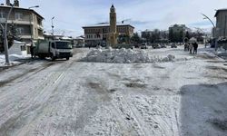 Gökçedere'de kesintisiz kar mesaisi