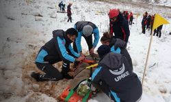 Bayburt AFAD’dan Gerçeği Aratmayan Çığ Operasyonu