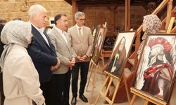 Bayburt Güzel Sanatlar Lisesi'nden Taşhan'da Göz Dolduran Sergi