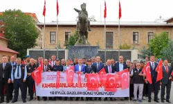 19 Eylül Gaziler Günü Etkinlikleri Yürüyüşle Başladı
