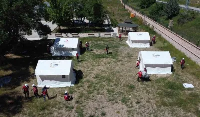 MEB AKUB hafif düzey acil barınma akreditasyon sınavı başarıyla tamamlandı