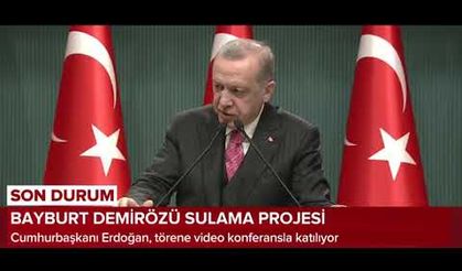 DEMİRÖZÜ BARAJI HİZMETE ALMA TÖRENİ GERÇEKLEŞTİ