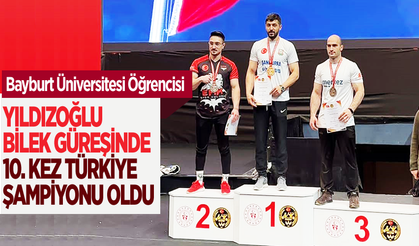 Yıldızoğlu Bilek Güreşinde 10. Kez Türkiye Şampiyonu Oldu