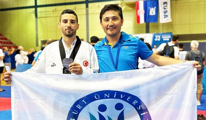 Bayburt Üniversitesi Avrupa'daki Taekwondo Başarısını Bronz Madalyayla Sürdürdü