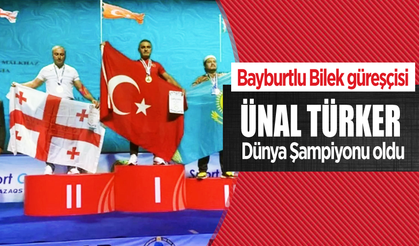 Bilek güreşçisi Ünal Türker Kazakistan’da Dünya Şampiyonu
