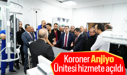 Bayburt'ta Anjiyo Ünitesi hizmete açıldı