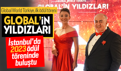 Globalin yıldızları İstanbul'da 2023 ödül töreninde buluştu.