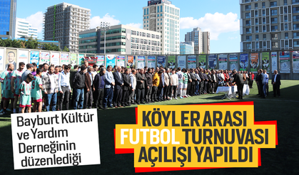 Bayburt Köyler arası futbol turnuvası başladı