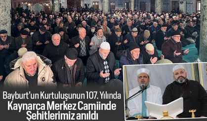 107. Yılında ,Kaynarca Merkez Camiinde Şehitlerimiz anıldı.