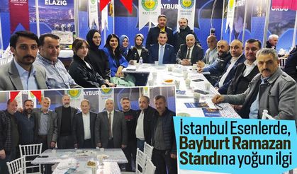 İstanbul Esenlerde, Bayburt Ramazan Standına yoğun ilgi