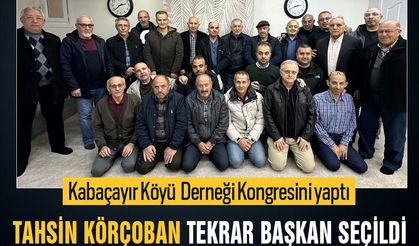 Bayburt Kabaçayır Köyü Derneği olağan kongresini gerçekleştirdi.