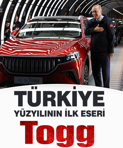 Türkiye yüzyılının ilk eseri,Togg