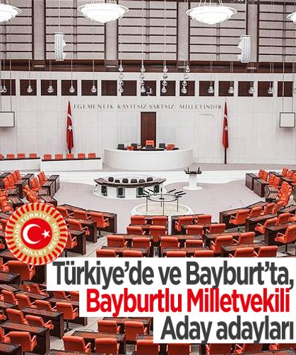 Türkiye’de ve Bayburt’ta,Bayburtlu aday adayları