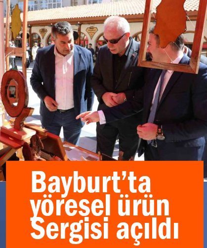 Bayburt’ta yöresel ürün stantları açıldı