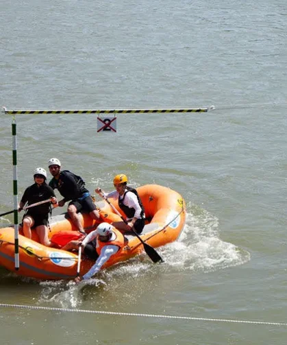 Üniversiteler Arası Rafting Şampiyonası’nda Bayburt'ta başladı.
