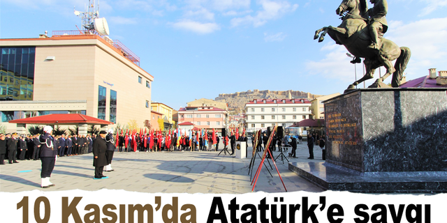 10 Kasım’da Atatürk’e saygı