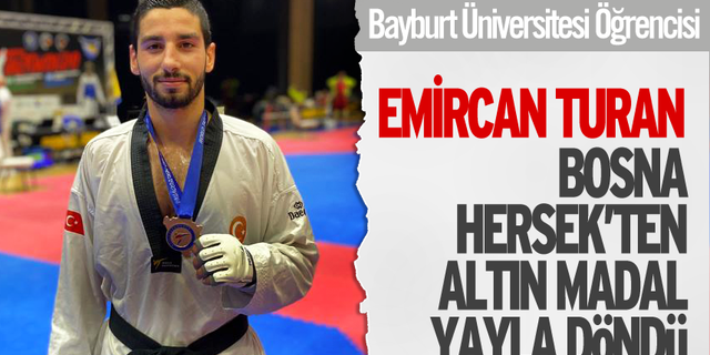 Bayburt Üniversitesinden Taekwondo Millî Takımına 'Altın Destek'