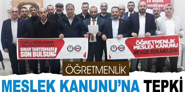 Eğitim-Bir-Sen’den öğretmenlik meslek Kanunu’na tepki