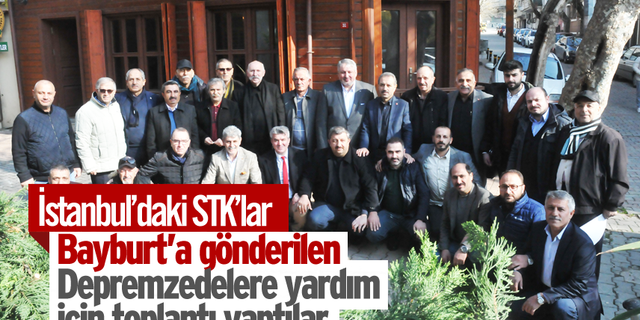 İstanbul’daki STK’lar,Depremzedelere yardım için toplandılar