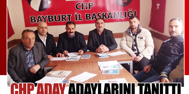 CHP Bayburt'ta aday adaylarını tanıttı